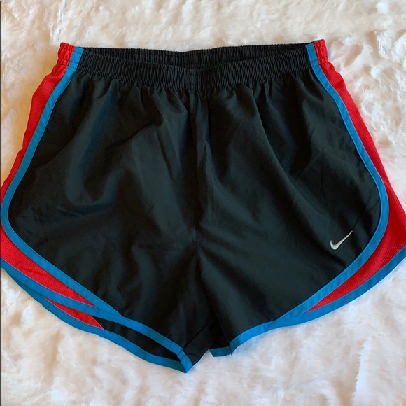 Nike Pants - EUC Nike Dri-fit pink and black running shorts